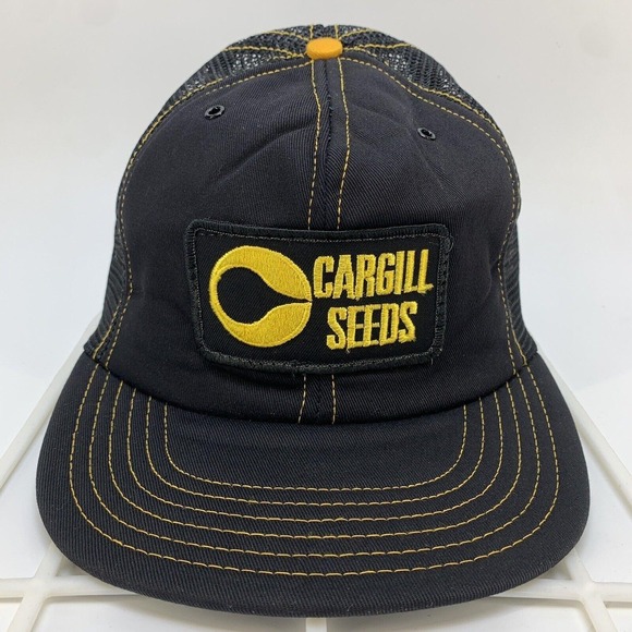 VTG Cargill Seeds Cap Snap Back Mesh Back Paramount Cap MFG Co Made In USA